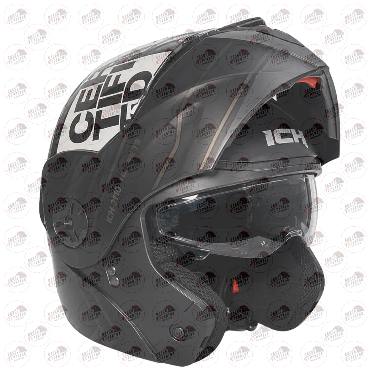 CASCO ABATIBLE ICH 3110 BLACK