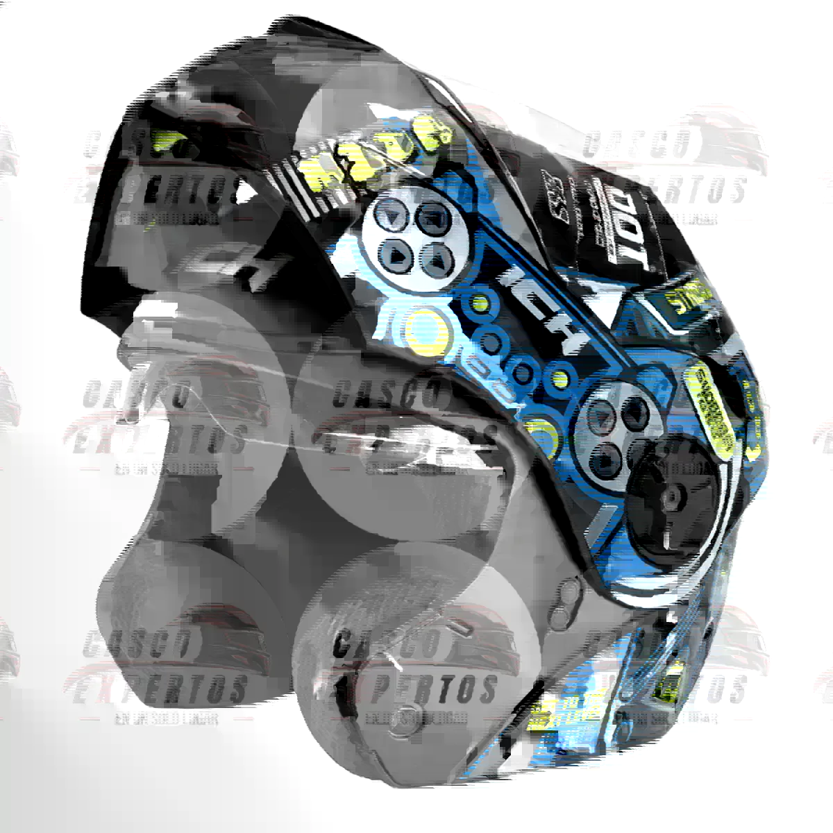 CASCO ABATIBLE ICH 3110 KIDS AZUL vista 3