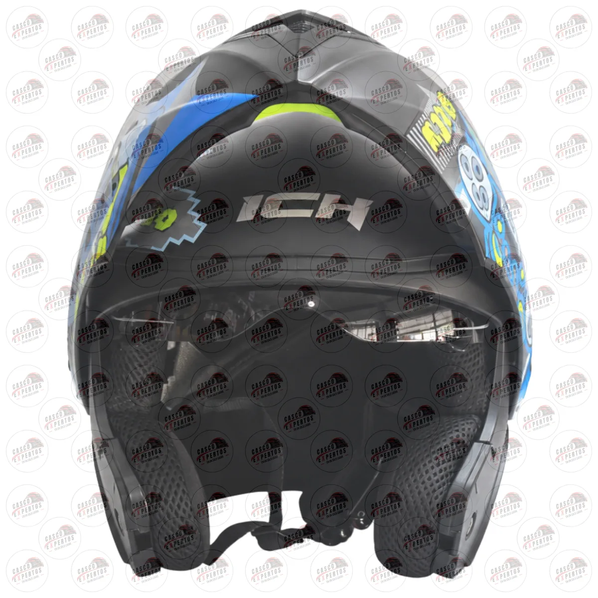 CASCO ABATIBLE ICH 3110 KIDS AZUL vista 2