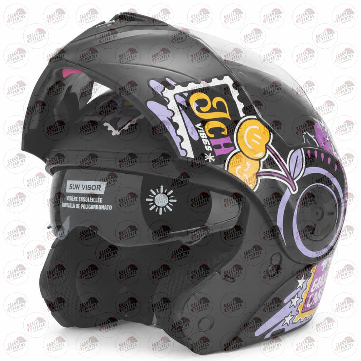 CASCO ABATIBLE ICH 3110 KIDS AZUL vista 9
