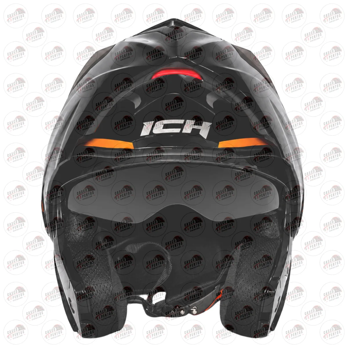 CASCO ABATIBLE ICH 3110 NARANJA vista 2