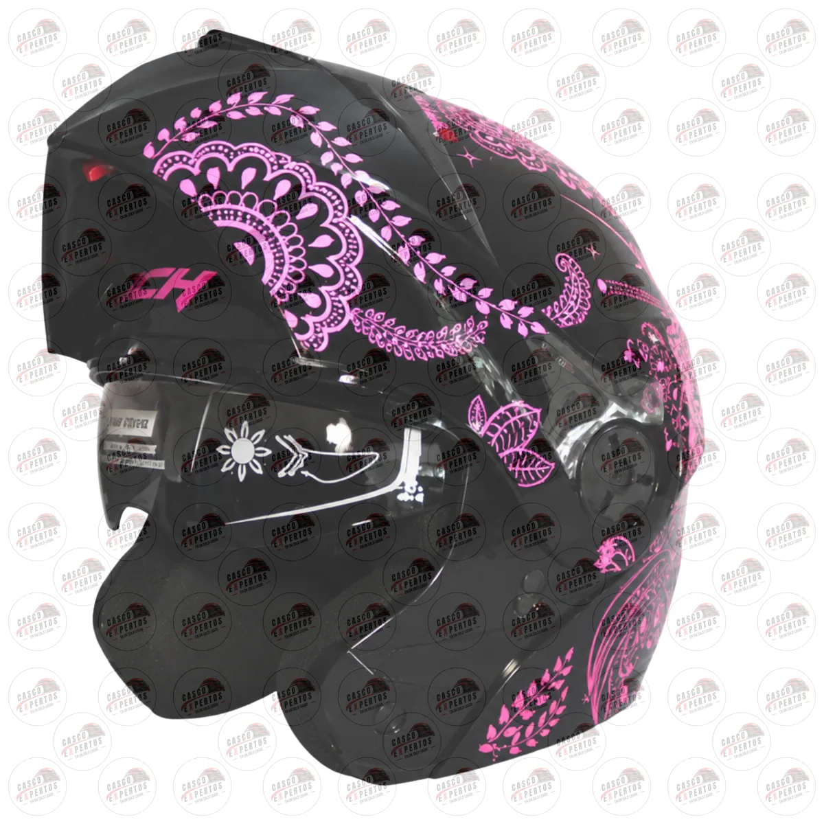 CASCO ABATIBLE ICH 3110 ROSADO vista 3
