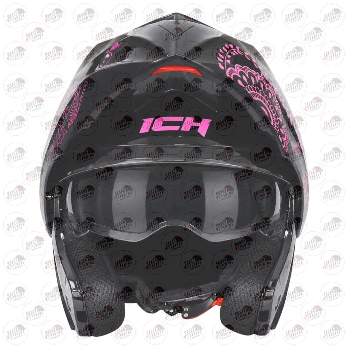 CASCO ABATIBLE ICH 3110 ROSADO vista 2
