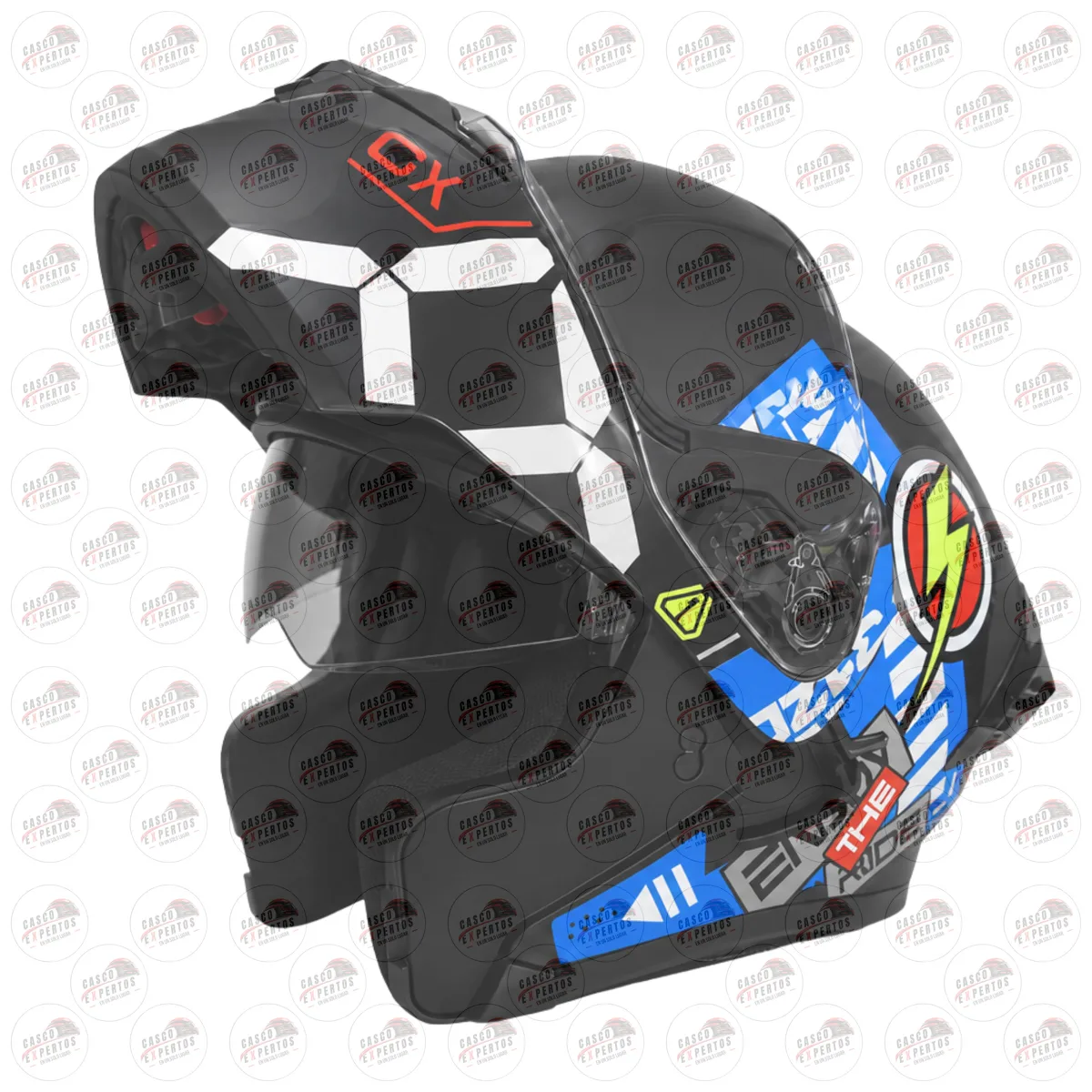 CASCO ABATIBLE ICH 3120 AZUL vista 3