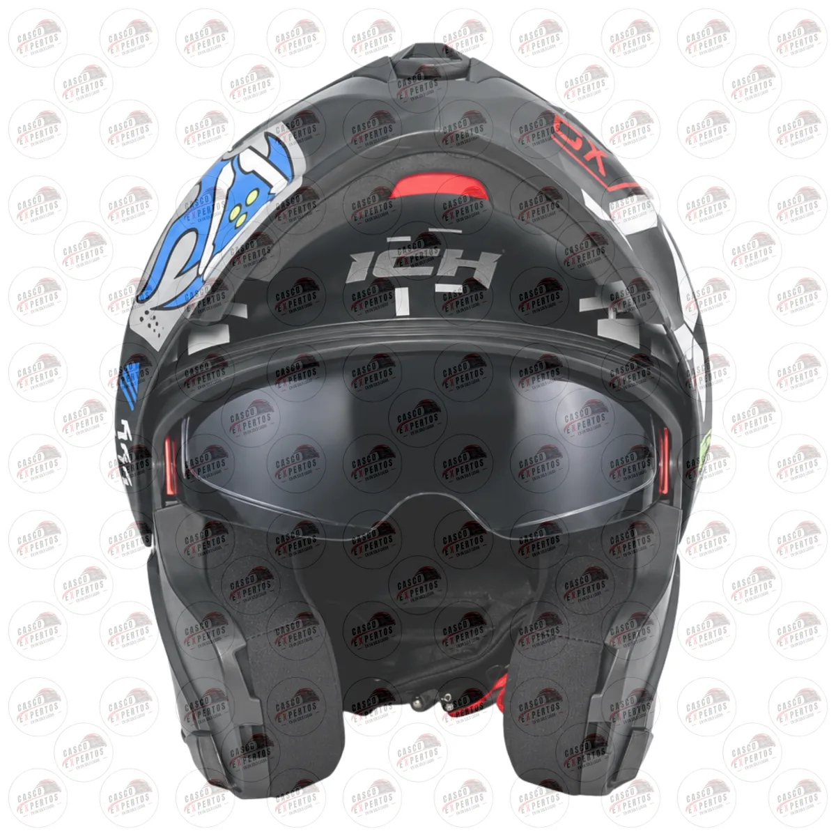 CASCO ABATIBLE ICH 3120 AZUL vista 2