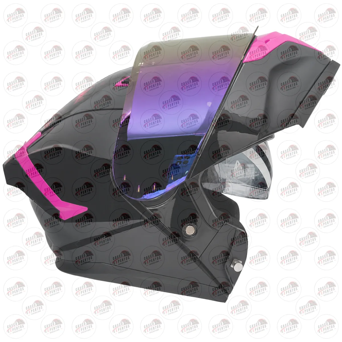 CASCO ABATIBLE XTRONG XR 217 ROSADO