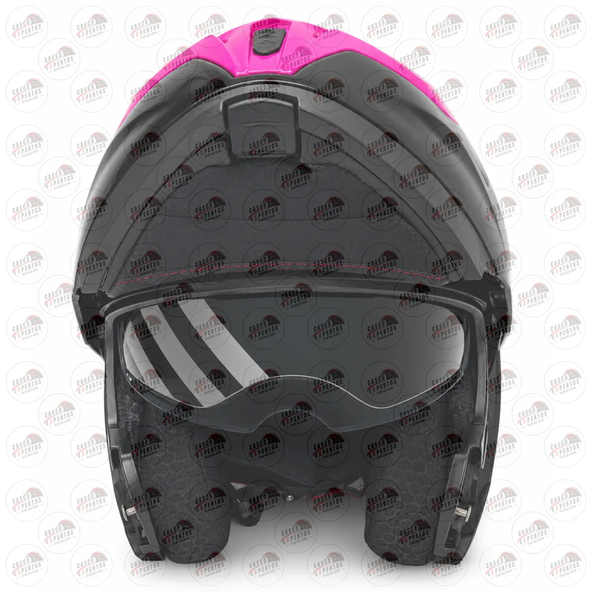 CASCO ABATIBLE XTRONG XR 217 ROSADO vista 2