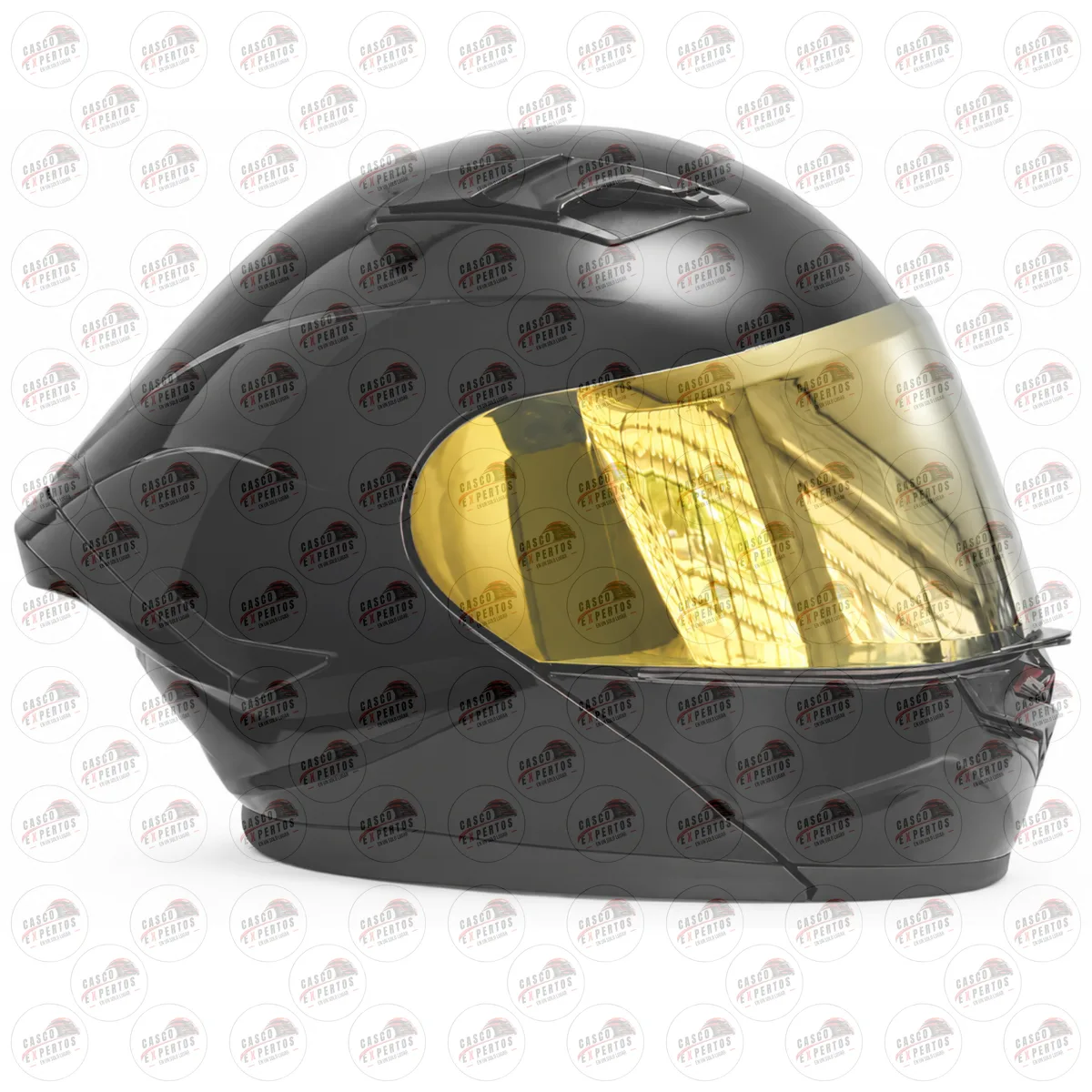 CASCO ABATIBLE XTRONG XR217 NEGRO vista 2