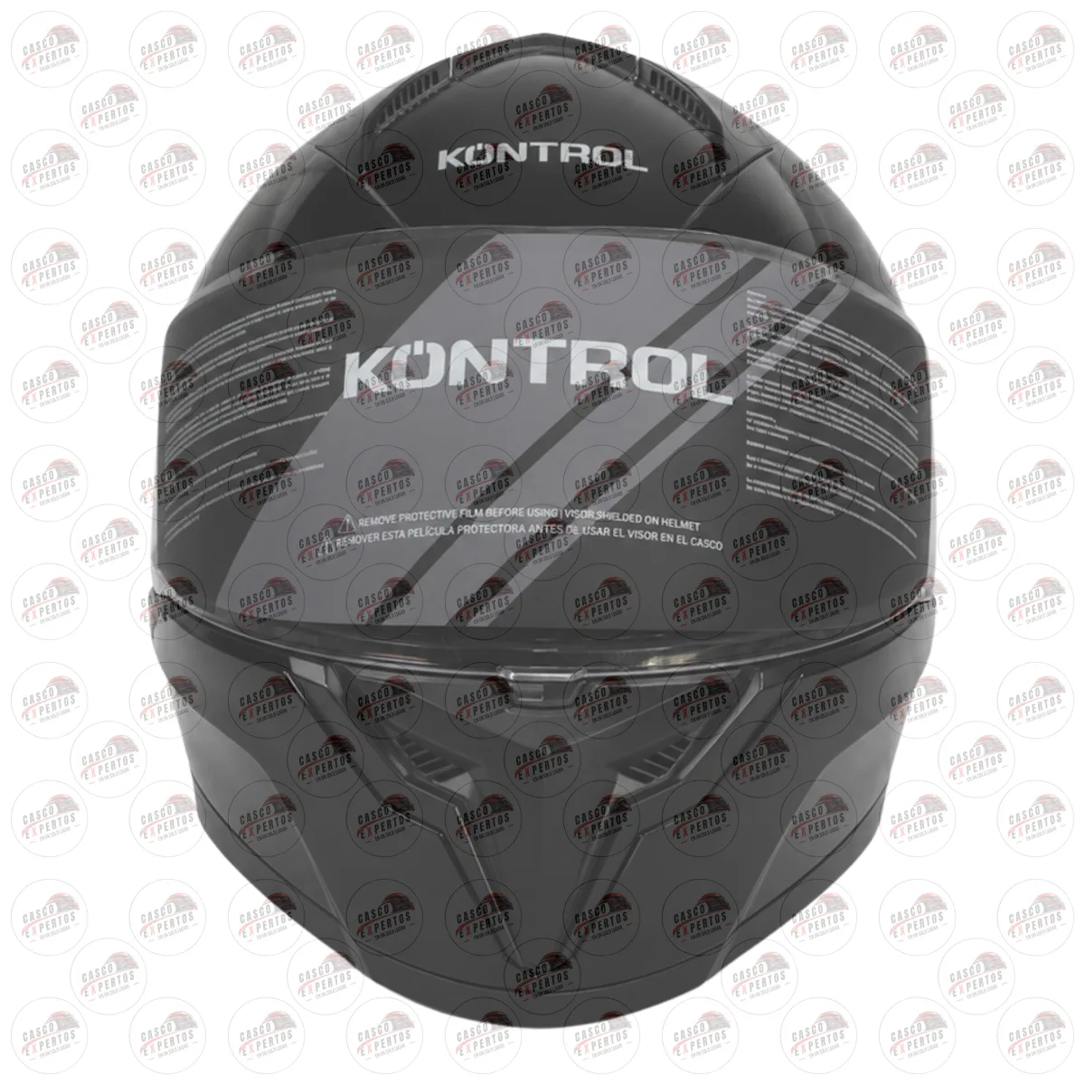 CASCO INTEGRAL KONTROL SONIC NEGRO GRAFITO vista 2