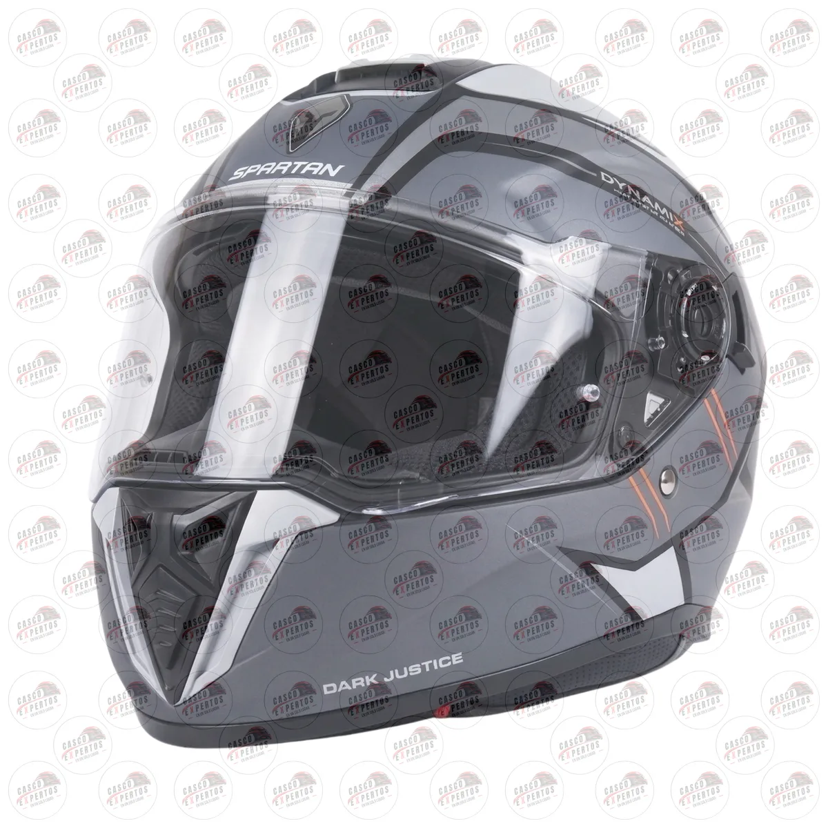 CASCO INTEGRAL SPARTAN HAWK EVO GRIS vista 2