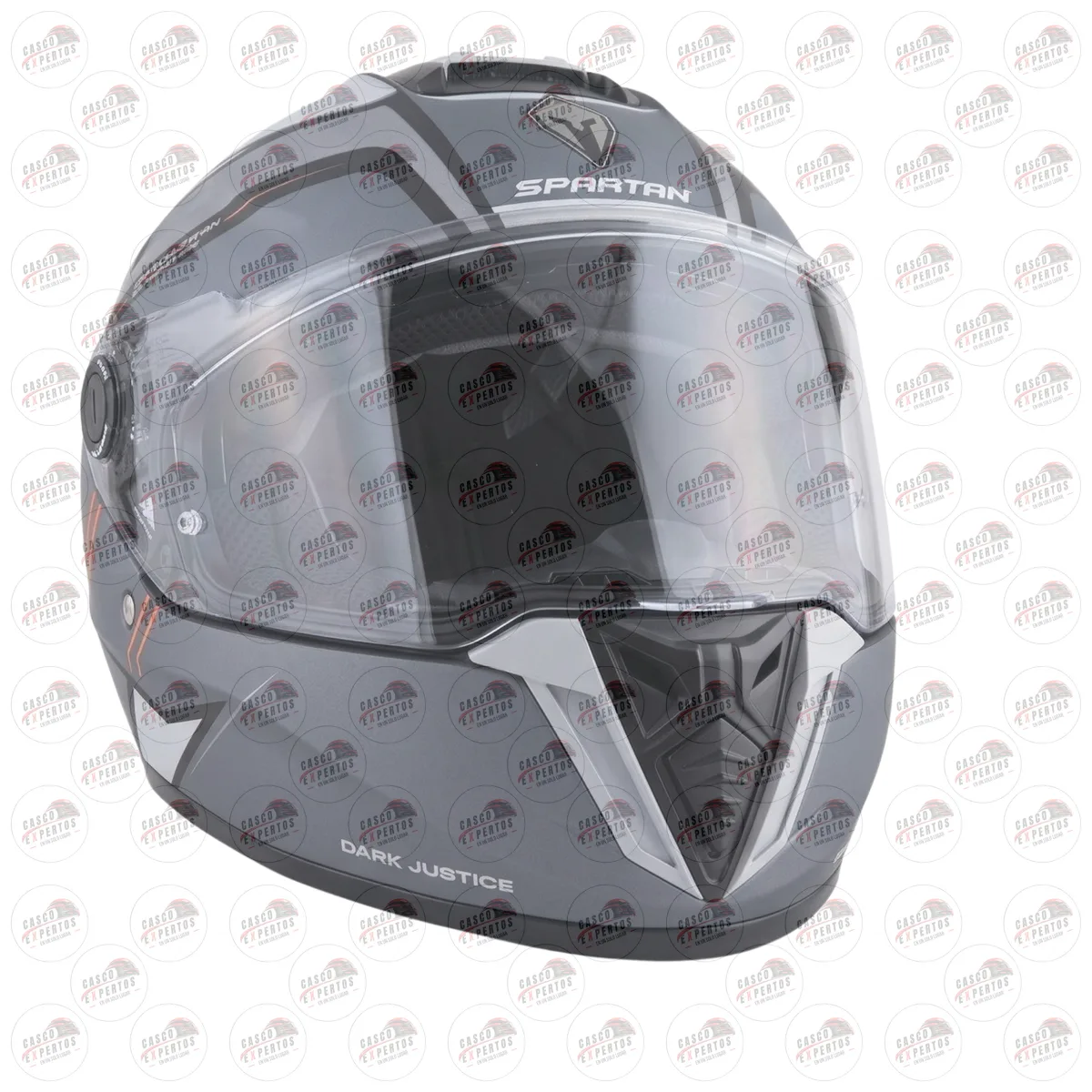 CASCO INTEGRAL SPARTAN HAWK EVO GRIS vista 3