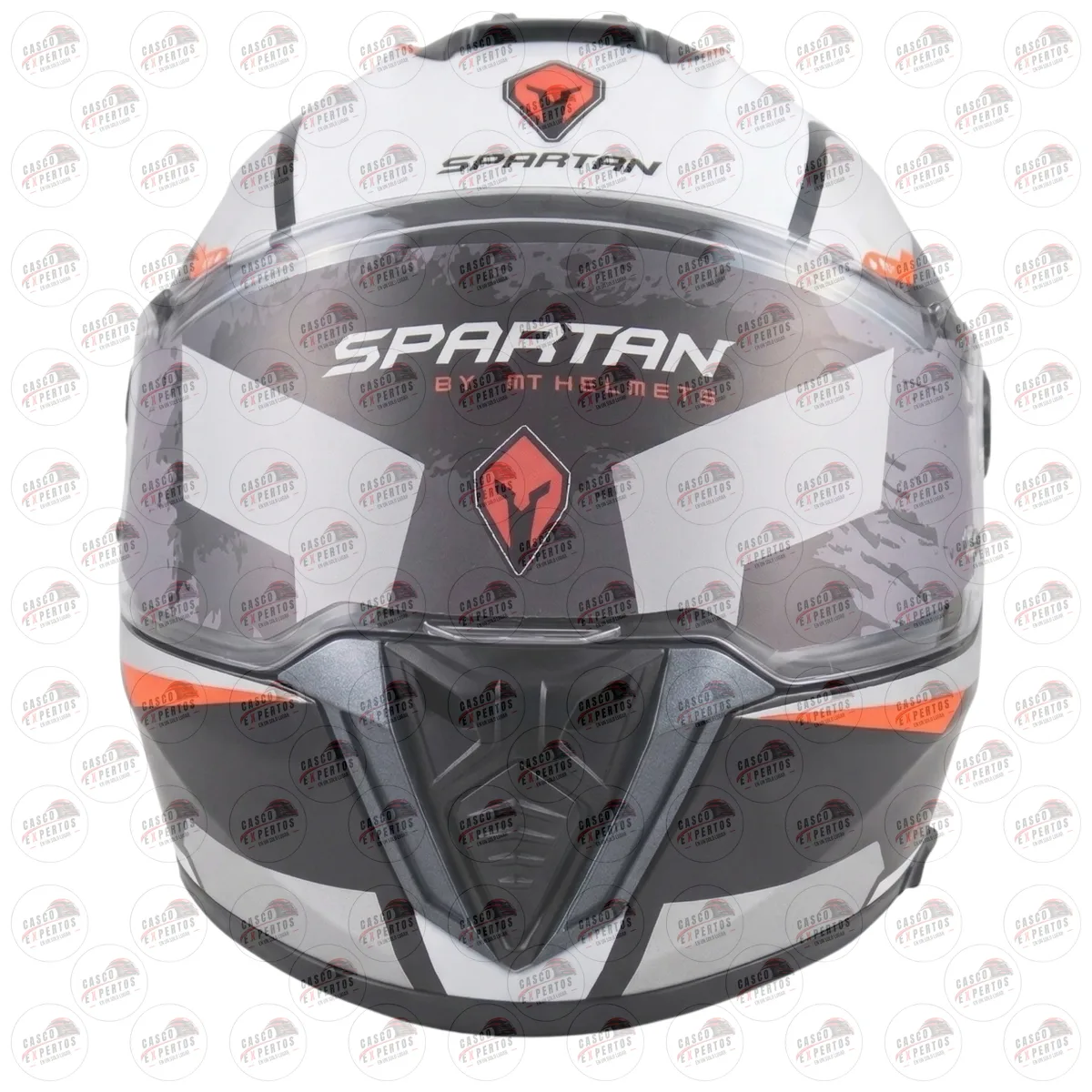 CASCO INTEGRAL SPARTAN HAWK EVO NEGRO NARANJA