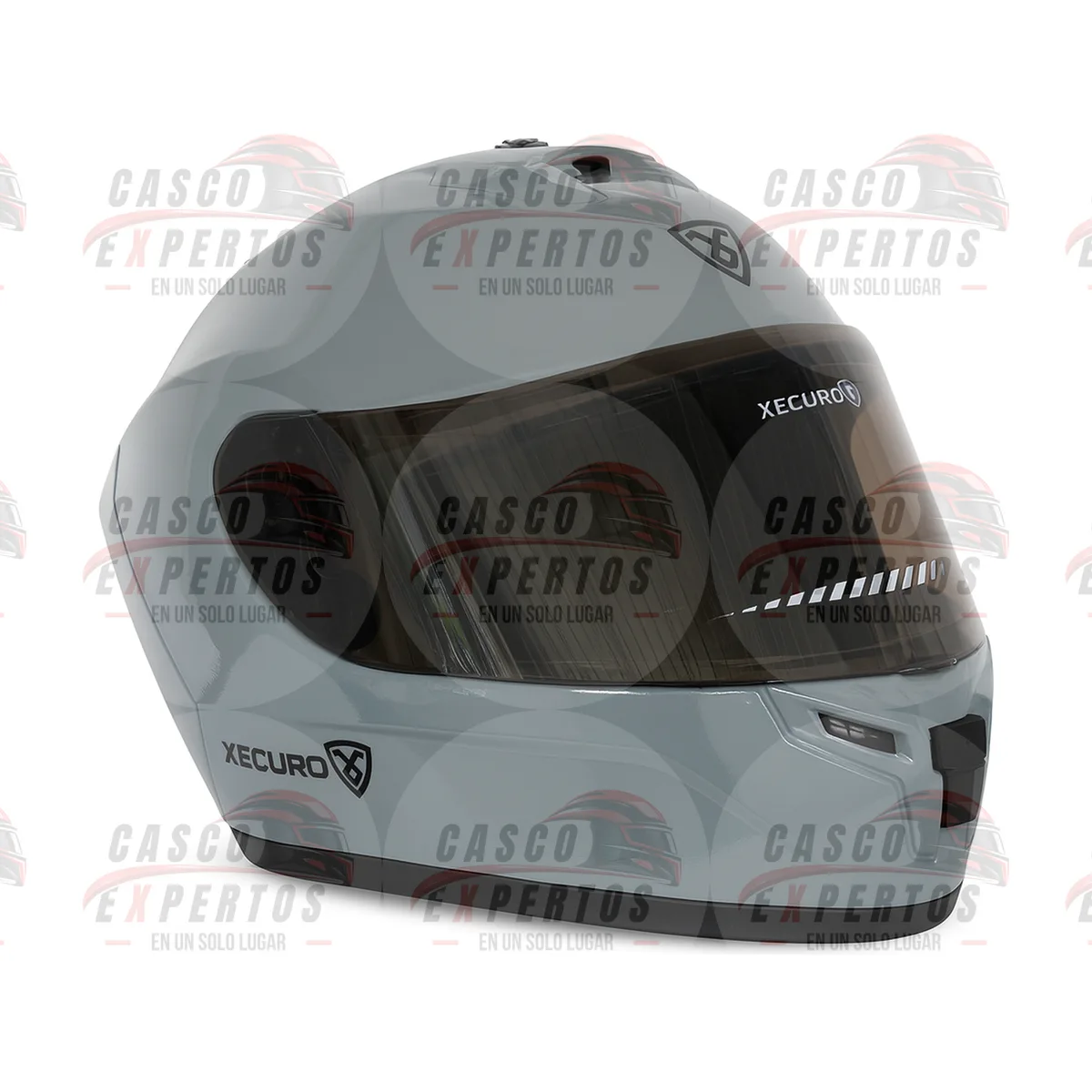 CASCO INTEGRAL XECURO XR921 GRIS vista 3