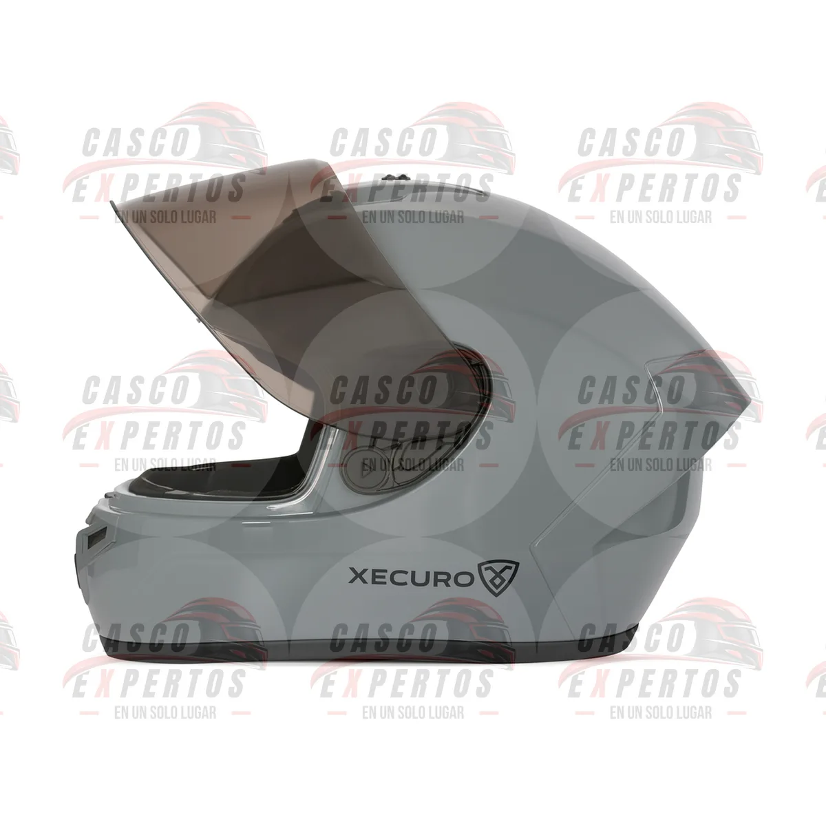 CASCO INTEGRAL XECURO XR921 GRIS vista 2