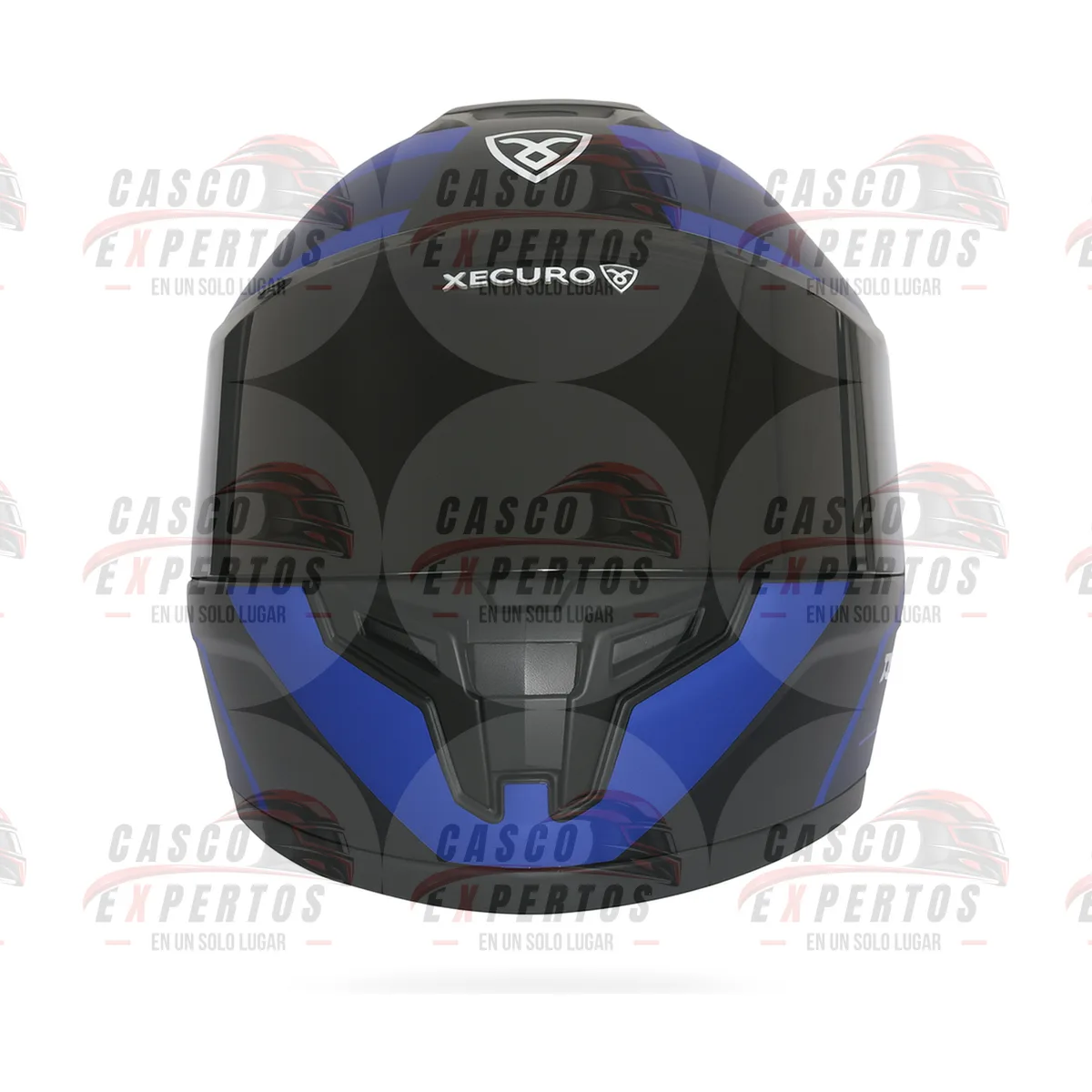CASCO INTEGRAL XECURO XR921 NEGRO AZUL