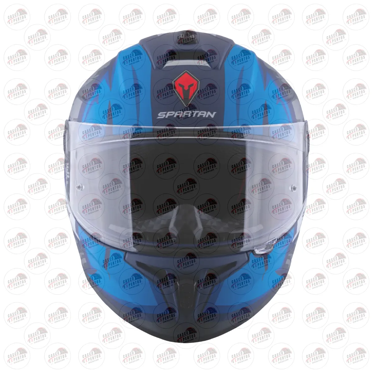CASCO SPARTAN DRAKEN S LYNX AZUL GRIS vista 3