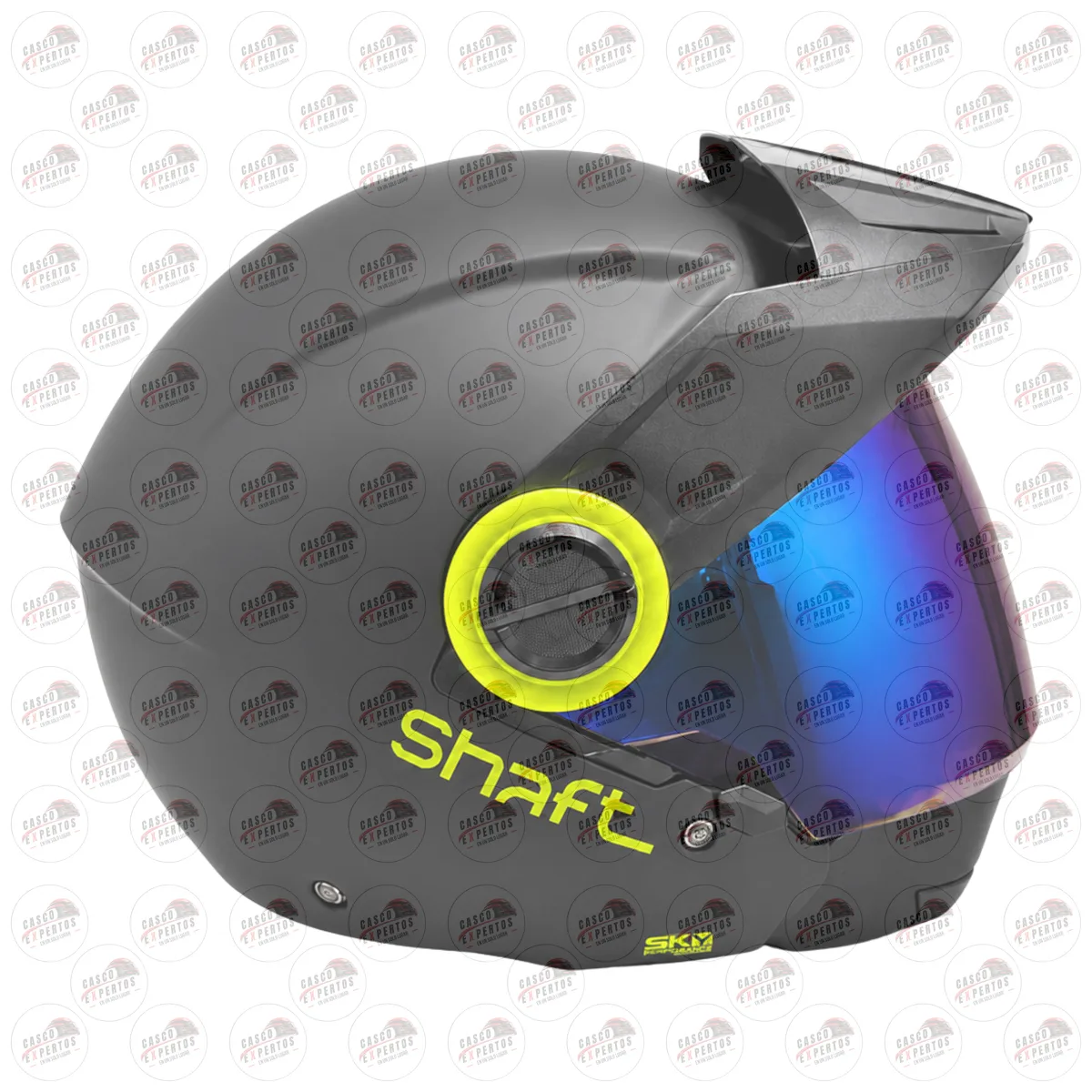 CASCO SHAFT SPORT 212 NEGRO VERDE