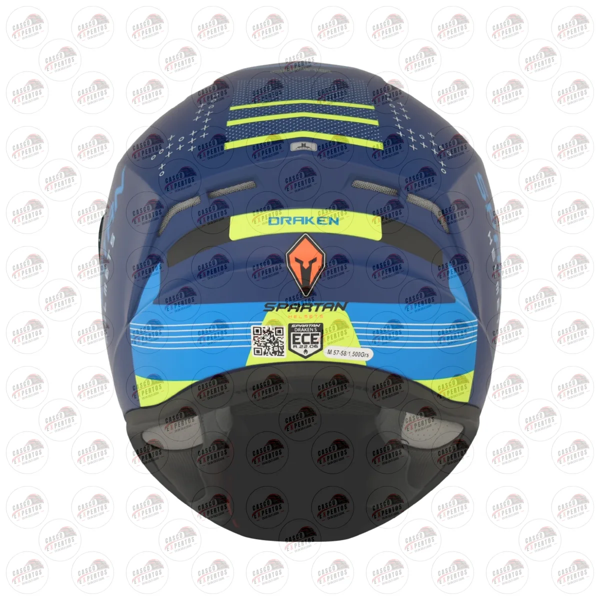 CASCO SPARTAN DRAKEN CREEPER AZUL vista 7