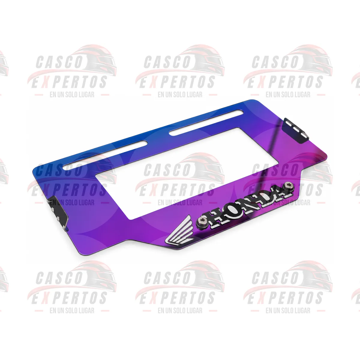PORTA PLACA TORNASOL HONDA MORADO