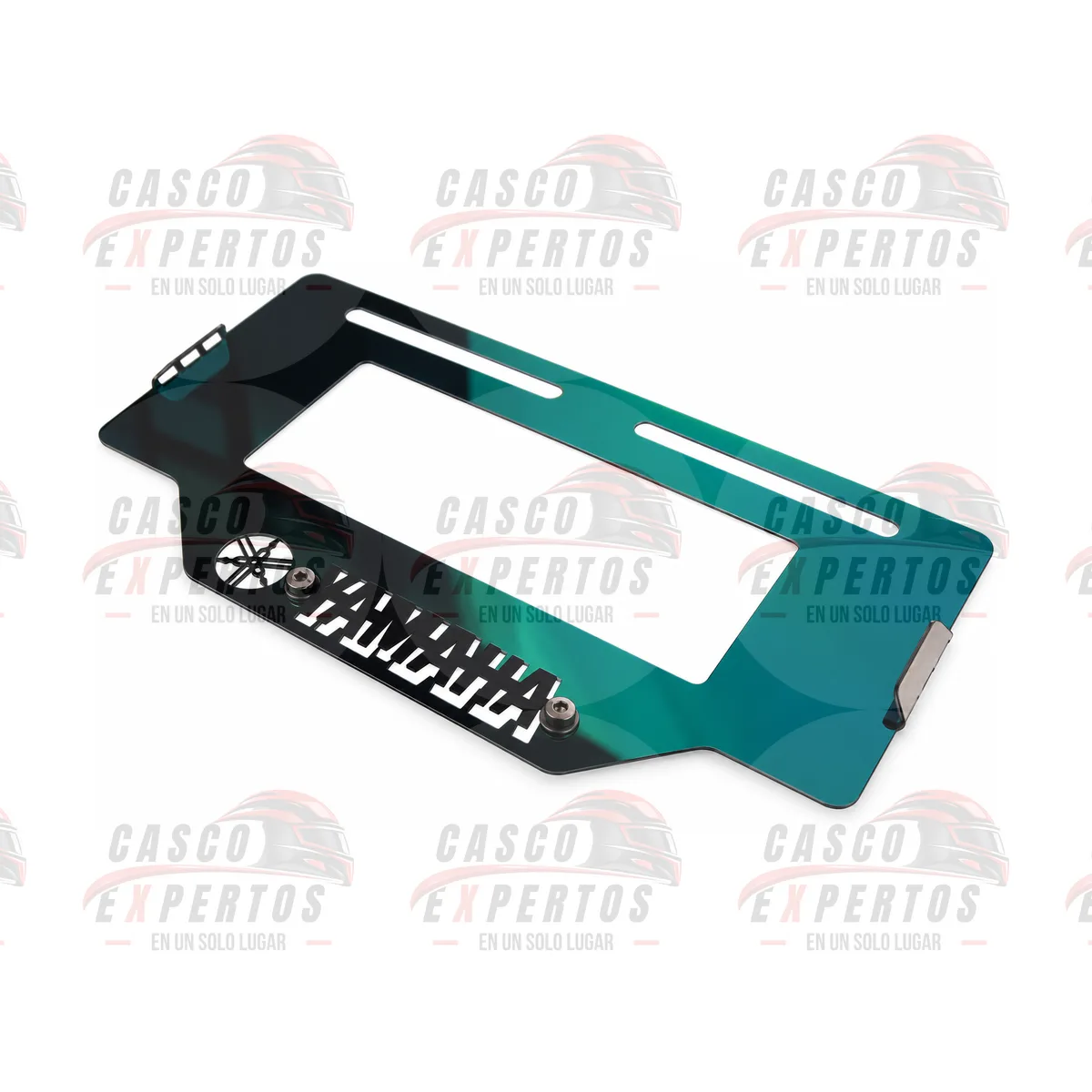 PORTA PLACA TORNASOL YAMAHA VERDE vista 3