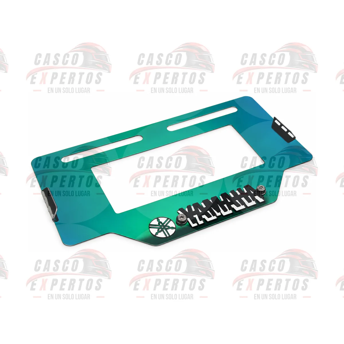 PORTA PLACA TORNASOL YAMAHA VERDE vista 2